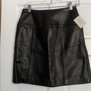 COPY - Leather skirt. Size 6. Vintage. NWT. Lord & Taylor